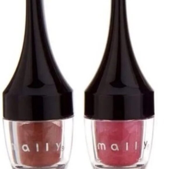 Mally Set of 2 Pure Pigment Melting Lip Powder  / SOFT NUDE & TENDER ROSE / new - Picture 1 of 3